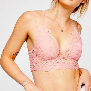 Free People Adella Bralette in Pink